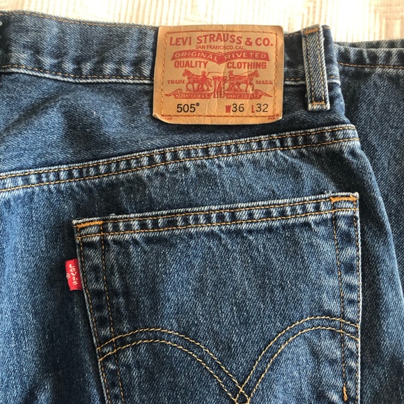 Levi’s Regular Fit 505 Jeans - Picture 6 of 7